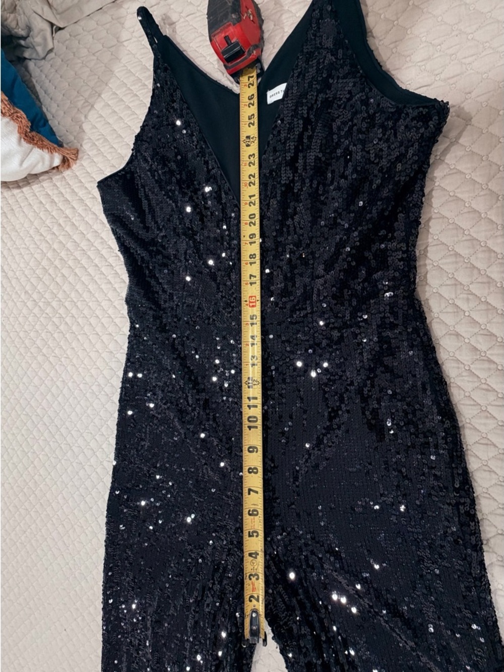 Dress the Population Black Sequin Jumpsuit - Picture 10 of 11
